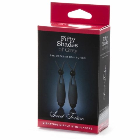 Wibrujące zaciski na sutki - Fifty Shades of Grey Sweet Torture Wibrujące zaciski na sutki - Fifty Shades of Grey Sweet Torture