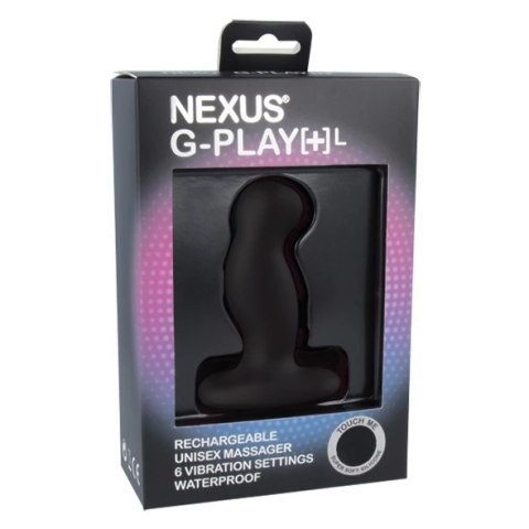 Plug analny wibrujący - Nexus G-Play+ Large Black Plug analny wibrujący - Nexus G-Play+ Large Black