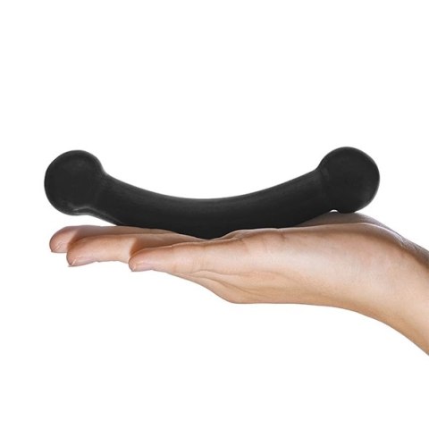 Szklane dildo - Glas Double Bull Black Szklane dildo - Glas Double Bull Black