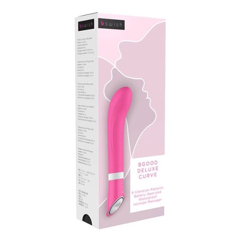 Wibrator - B Swish bgood Deluxe Curve Petal Pink Wibrator - B Swish bgood Deluxe Curve Petal Pink