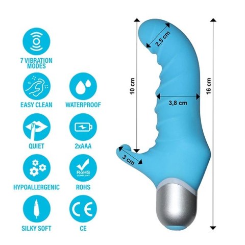 Wibrator - FeelzToys Fonzie Blue Wibrator - FeelzToys Fonzie Blue
