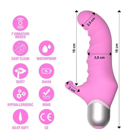 Wibrator - FeelzToys Fonzie Pink Wibrator - FeelzToys Fonzie Pink