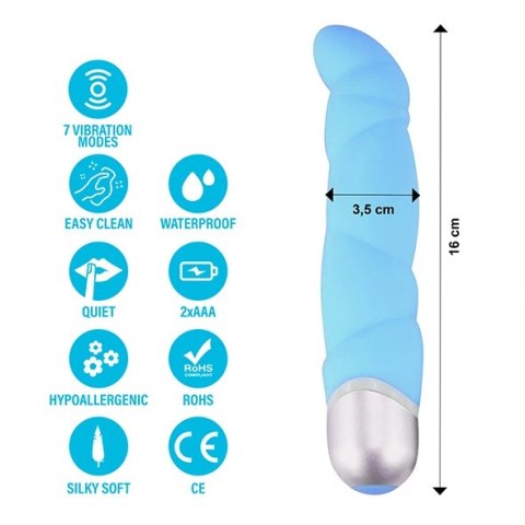 Wibrator - FeelzToys Gino Blue Wibrator - FeelzToys Gino Blue