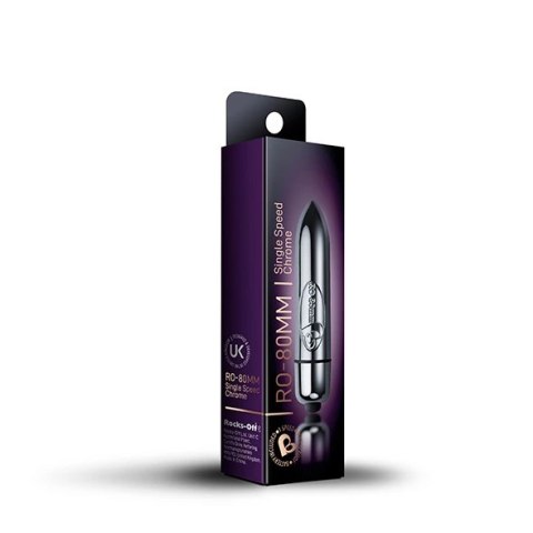 Wibrator - Rocks-Off RO-80mm 1-Speed Chrome Wibrator - Rocks-Off RO-80mm 1-Speed Chrome