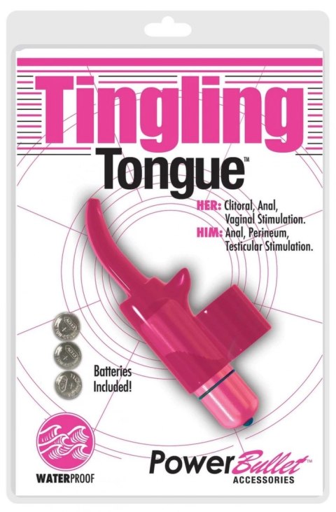 Wibrator na palec - PowerBullet Tingling Tongue Pink Wibrator na palec - PowerBullet Tingling Tongue Pink