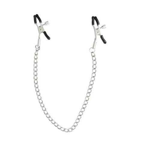 Zaciski na sutki - S&M Chained Nipple Clamps Zaciski na sutki - S&M Chained Nipple Clamps