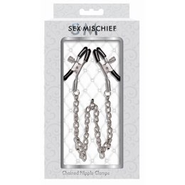 Zaciski na sutki - S&M Chained Nipple Clamps