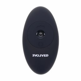 Evolved Black Thunder 25 cm - wibrujący model z ruchomymi kulkami, silikon