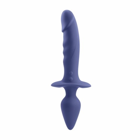 Gender X Dual Defender silikonowy wibrator dwustronny 26 cm z pilotem Gender X Dual Defender silikonowy wibrator dwustronny 26 cm z pilotem