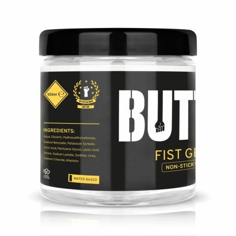 BUTTR Transparent Gel na bazie wody 500 ml - formuła nieklejąca BUTTR Transparent Gel na bazie wody 500 ml - formuła nieklejąca