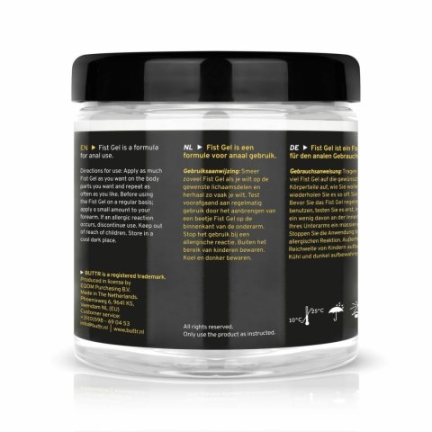 BUTTR Transparent Gel na bazie wody 500 ml - formuła nieklejąca BUTTR Transparent Gel na bazie wody 500 ml - formuła nieklejąca