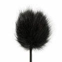 TeaseMe Duo Tickler & Whip Black 2w1 - piorka i bat do masażu 39 cm