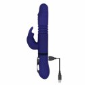 Evolved All in One Rabbit - wielofunkcyjny masażer Royal Blue, wodoodporny