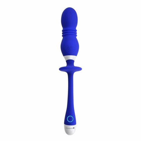 Evolved Play Ball Blue - Wibrujący model z funkcją ruchu i łącznikiem elastycznym Evolved Play Ball Blue - Wibrujący model z funkcją ruchu i łącznikiem elastycznym