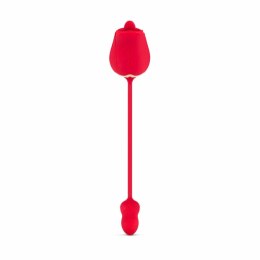 Teazers Rose - Dwustronny stymulator z 2 silnikami USB, rożowy