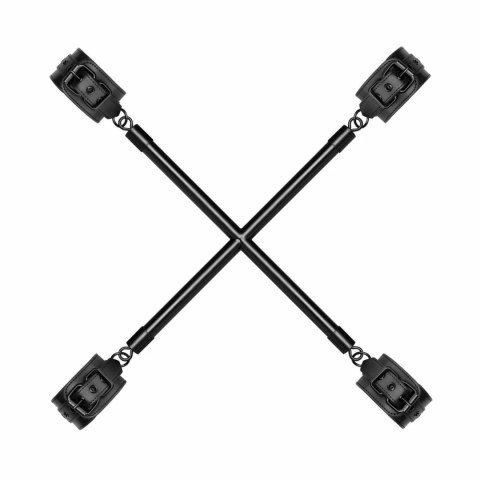 Ouch! Hog Tie Cross Bar Black - System ograniczający z mankietami regulowanymi Ouch! Hog Tie Cross Bar Black - System ograniczający z mankietami regulowanymi
