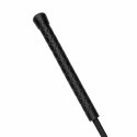 Rimba Czarna Szpicruta Skorzana z Ergonomicznym Uchwytom 44 cm
