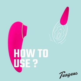 Teazers Tapping - Intymny stymulator punktowy z funkcją pulsacji, fioletowy