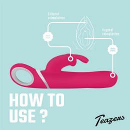Dream Toys Dynamic Rabbit Vibe obracający się z wibracjami, silikonowy