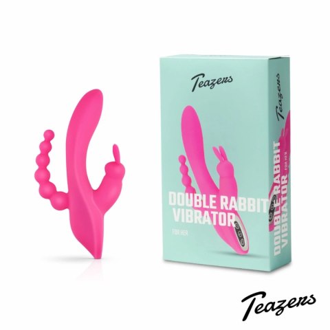 Feelztoys Double Rabbit model 10-funkcyjny, wodoodporny, USB, fioletowy Feelztoys Double Rabbit model 10-funkcyjny, wodoodporny, USB, fioletowy