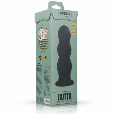 BUTTR Tactical III - duży model anatomiczny z żebrowaną powierzchnią 7 cm BUTTR Tactical III - duży model anatomiczny z żebrowaną powierzchnią 7 cm