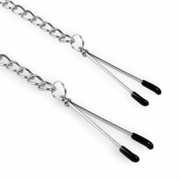 EasyToys Tweezers - Regulowane klamry z łańcuszkiem do ciała, metalowe