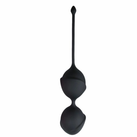 EasyToys Kulki Gejszy Black Double - czarne kulki do treningu mięśni dna miednicy