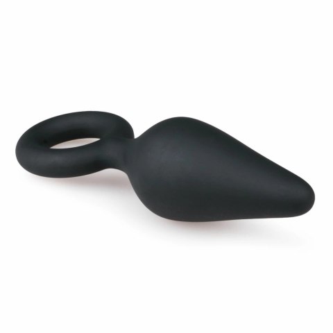 Easytoys Korek silikonowy z uchwytem, czarny, rozmiar Medium Easytoys Korek silikonowy z uchwytem, czarny, rozmiar Medium