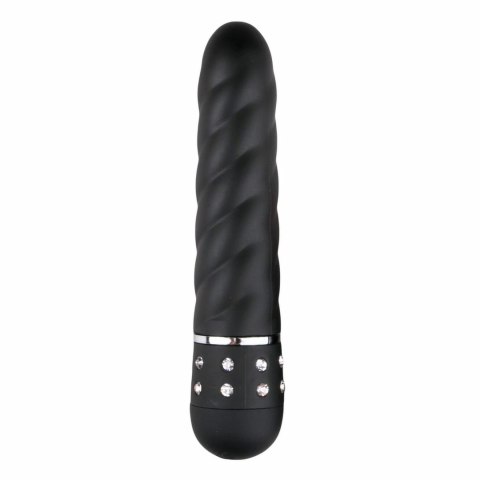 Love Diamond Black - Kompaktowy masażer z regulacją wibracji Love Diamond Black - Kompaktowy masażer z regulacją wibracji
