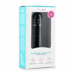 Love Diamond Black - Kompaktowy masażer z regulacją wibracji