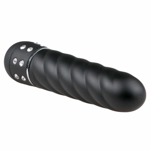 Love Diamond Black - Kompaktowy masażer z regulacją wibracji Love Diamond Black - Kompaktowy masażer z regulacją wibracji