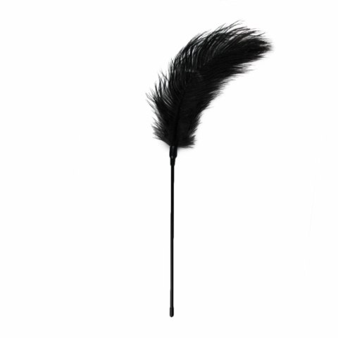 Rimba Feather Tickler czarny miękki piorko do masażu 37 cm Rimba Feather Tickler czarny miękki piorko do masażu 37 cm