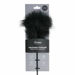 Sinner Gear Tickler Long - Czarna długa miotełka do masażu i relaksu