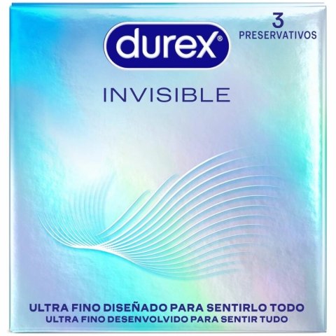 Durex Invisible Ultra Cienkie Prezerwatywy 3 sztuki Naturalny Lateks Durex Invisible Ultra Cienkie Prezerwatywy 3 sztuki Naturalny Lateks