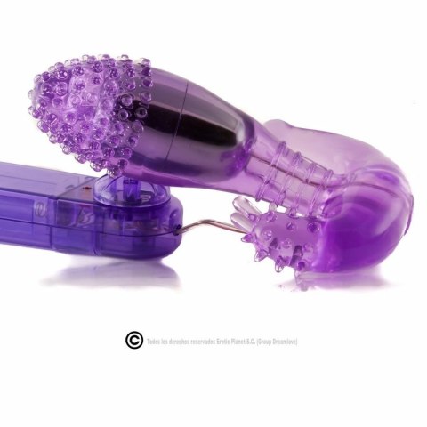 Baile Ripple Liliowy - wielofunkcyjny stymulator z wibracjami, silikon Baile Ripple Liliowy - wielofunkcyjny stymulator z wibracjami, silikon