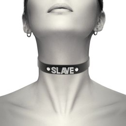 Coquette Chic Desire Choker Wegański Skorzany Regulowany Czarny One Size