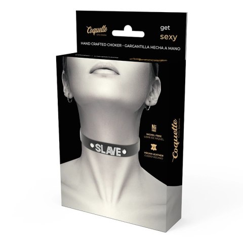 Coquette Chic Desire Choker Wegański Skorzany Regulowany Czarny One Size Coquette Chic Desire Choker Wegański Skorzany Regulowany Czarny One Size
