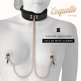 Coquette Chic Desire Fantasy naszyjnik z zaciskami, neopren, łańcuszki