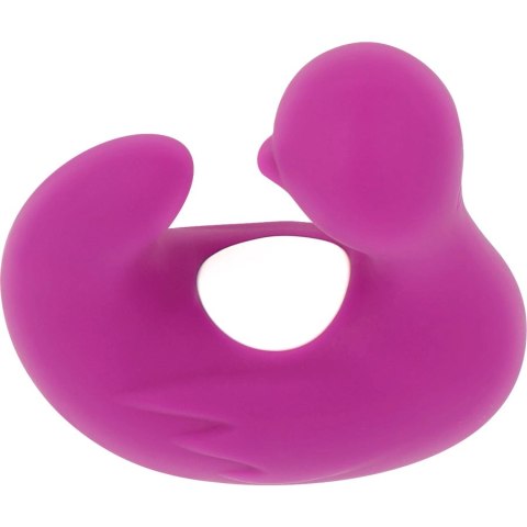 Coverme DuckyMania silikonowy naparstek stymulujący, akumulatorowy, fioletowy Coverme DuckyMania silikonowy naparstek stymulujący, akumulatorowy, fioletowy