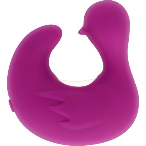Coverme DuckyMania silikonowy naparstek stymulujący, akumulatorowy, fioletowy Coverme DuckyMania silikonowy naparstek stymulujący, akumulatorowy, fioletowy