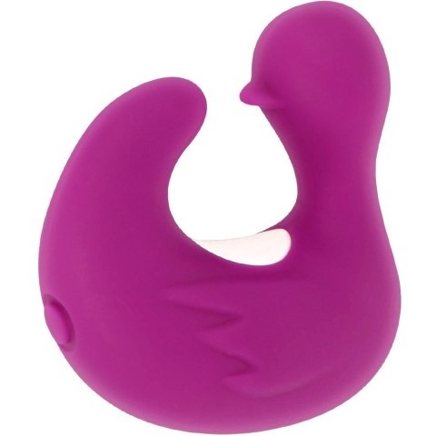 Coverme DuckyMania silikonowy naparstek stymulujący, akumulatorowy, fioletowy Coverme DuckyMania silikonowy naparstek stymulujący, akumulatorowy, fioletowy