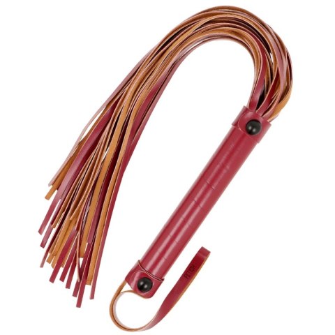 Fetish Submissive Dark Room bicz z wegańskiej skory 28cm czarny Fetish Submissive Dark Room bicz z wegańskiej skory 28cm czarny