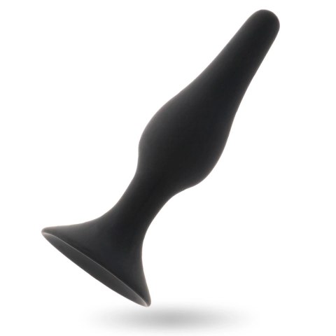 Intense Anal Level 3 czarny 12,5 cm silikonowy model stożkowy Intense Anal Level 3 czarny 12,5 cm silikonowy model stożkowy