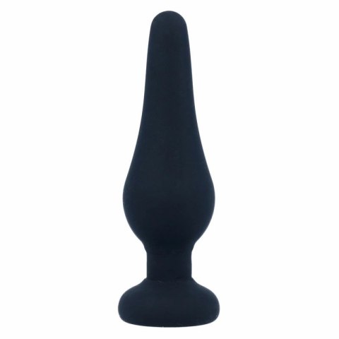 Intense Pipo S Czarny Korek Silikonowy 9,8 cm - model anatomiczny Intense Pipo S Czarny Korek Silikonowy 9,8 cm - model anatomiczny
