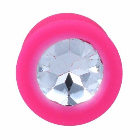 Intense Shelki M korek anatomiczny silikonowy fuksja 8 cm Intense Shelki M korek anatomiczny silikonowy fuksja 8 cm