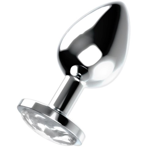 OHMAMA Korek aluminiowy z kryształem L, 4x9cm, elegancki design OHMAMA Korek aluminiowy z kryształem L, 4x9cm, elegancki design
