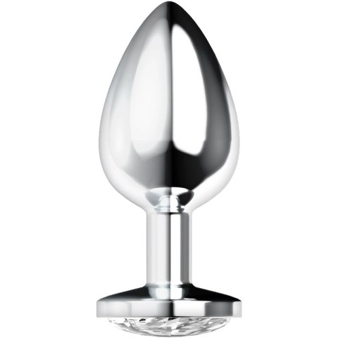OHMAMA Korek aluminiowy z kryształem L, 4x9cm, elegancki design OHMAMA Korek aluminiowy z kryształem L, 4x9cm, elegancki design