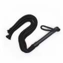 Ohmama Fetish linowy bicz 56cm - wytrzymały akcesorium PCV/drewno
