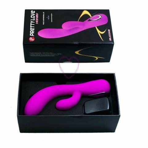 Pretty Love Inteligentny Wibrator Liliowy 18cm - 10 Trybow, Podwojny Silnik Pretty Love Inteligentny Wibrator Liliowy 18cm - 10 Trybow, Podwojny Silnik