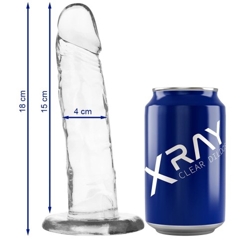 XRAY Jasny Model Clear 18 cm - Elastyczna Powierzchnia, Przezroczysty XRAY Jasny Model Clear 18 cm - Elastyczna Powierzchnia, Przezroczysty